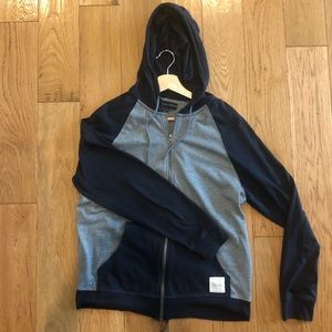 Five Four Club Men’s Medium Blue and Gray Hoodie